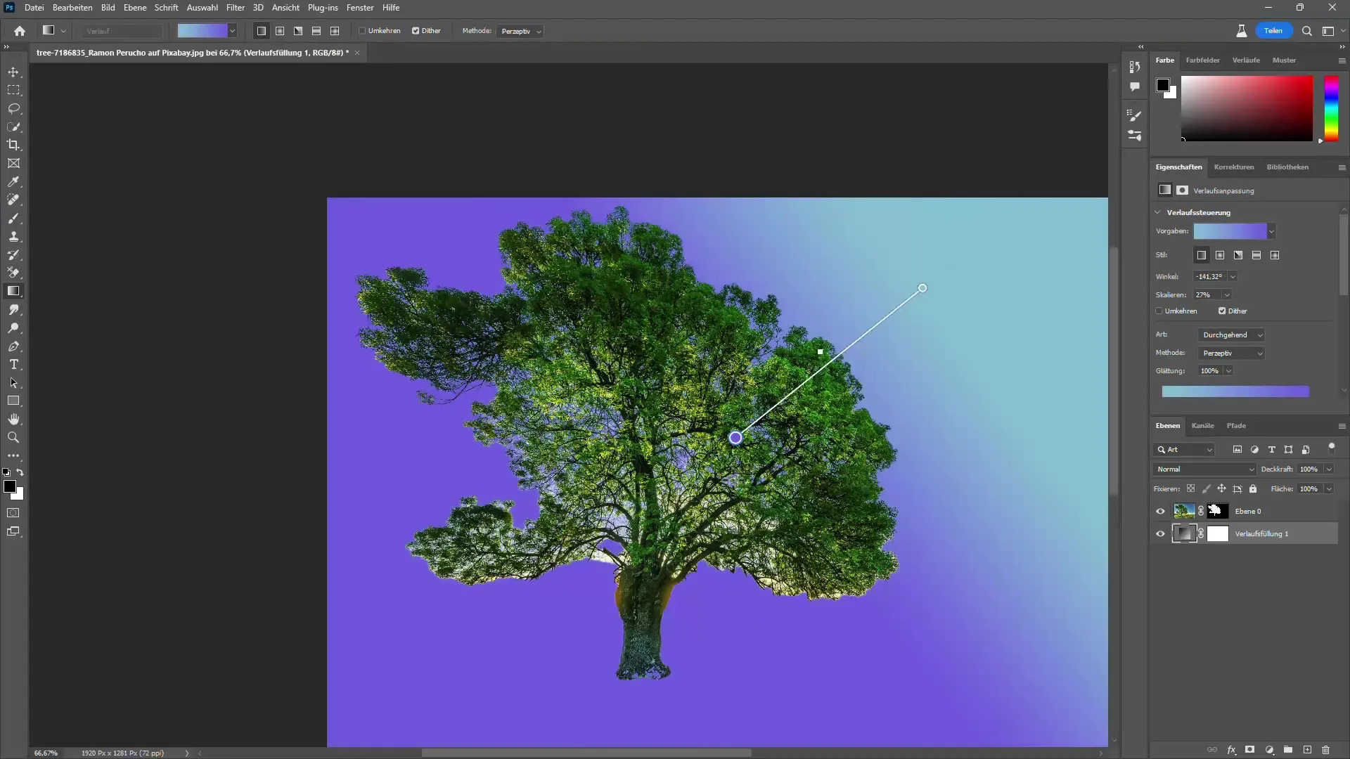 Scontornare gli alberi in Photoshop con e senza intelligenza artificiale