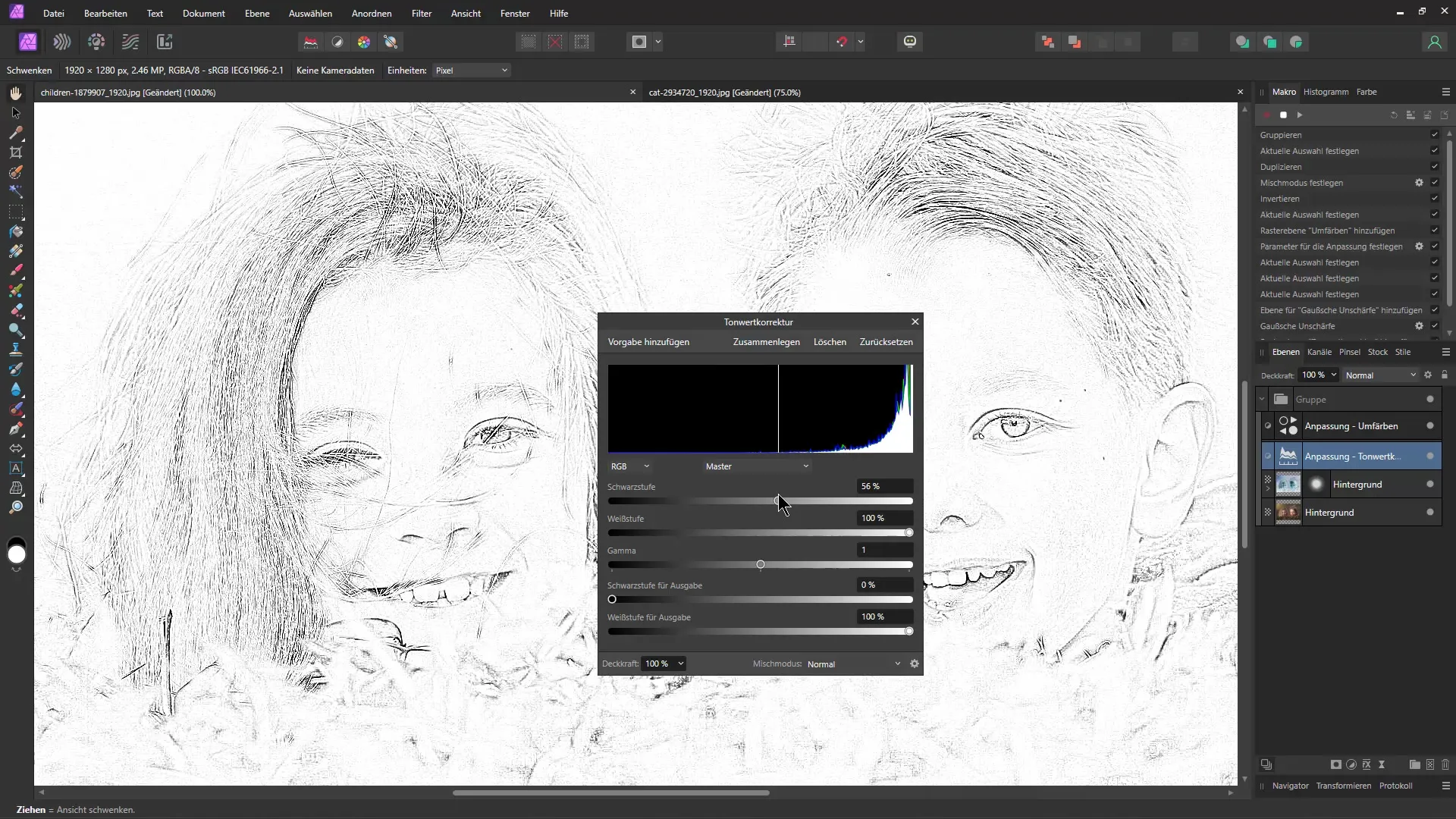 Bleistiftzeichnung in Affinity Photo: Schritt-für-Schritt-Anleitung mit Makro