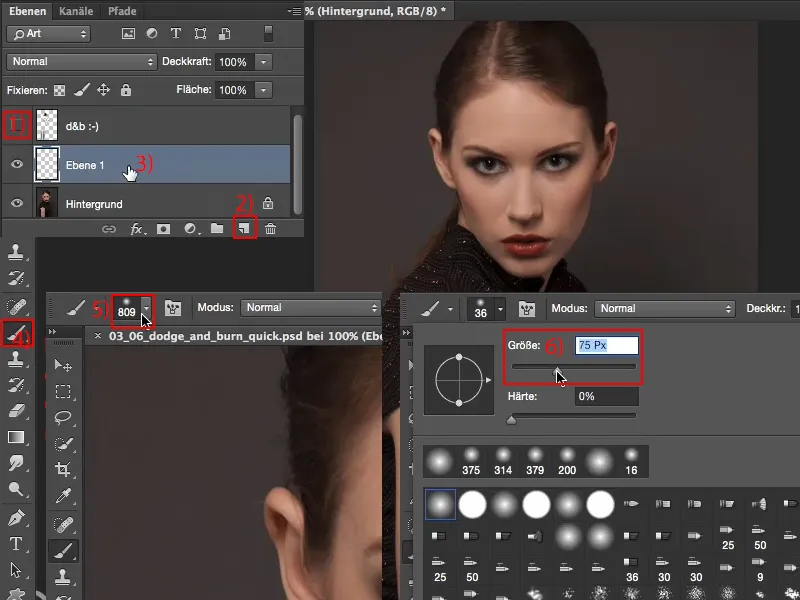 Looks & Styles with Photoshop - Highspeed-Dodge&Burn