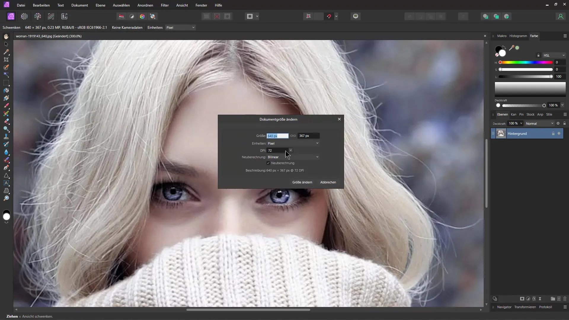 Estrategias efectivas para optimizar imágenes de baja resolución en Affinity Photo