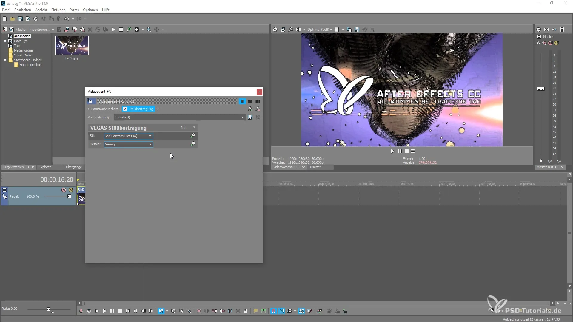 Maîtrisez le transfert de style avec VEGAS Pro 18 Maîtrisez le transfert de style avec VEGAS Pro 18