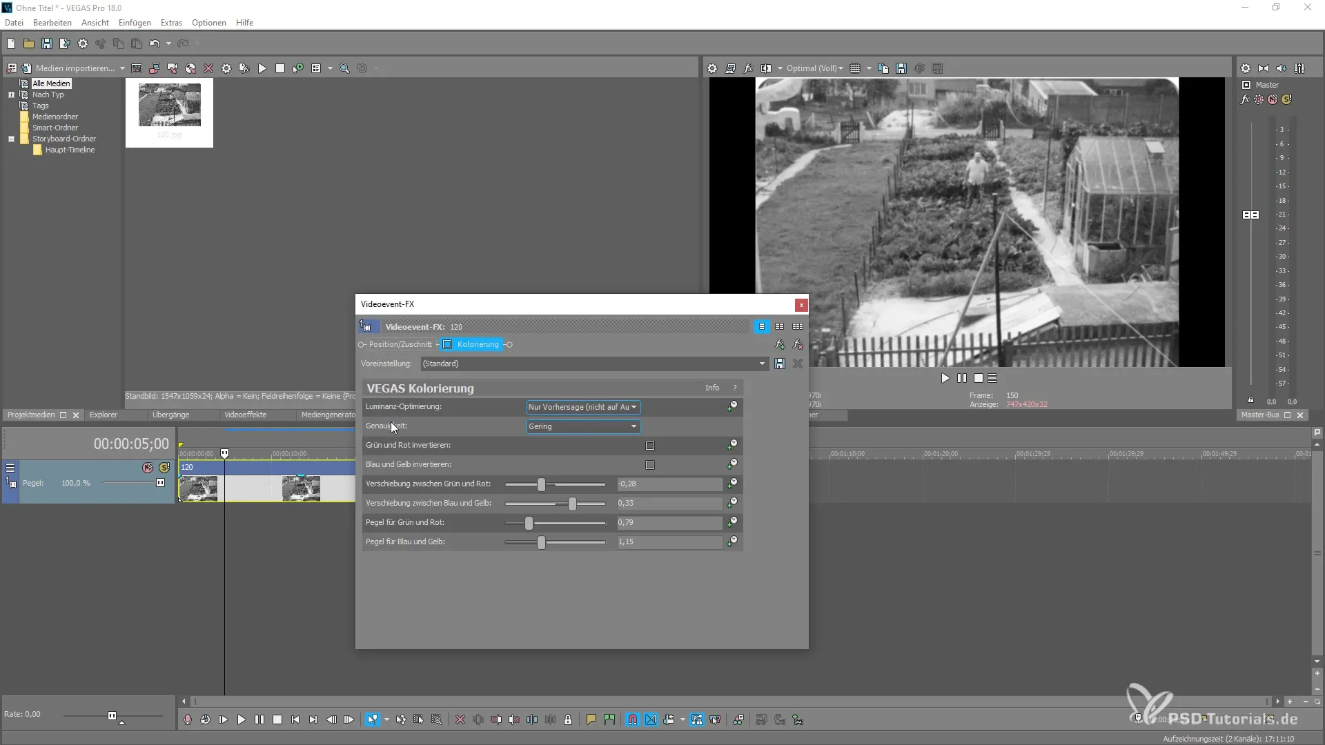 Colorizing black and white images with MAGIX VEGAS Pro 18 Coloring black-and-white images with MAGIX VEGAS Pro 18
