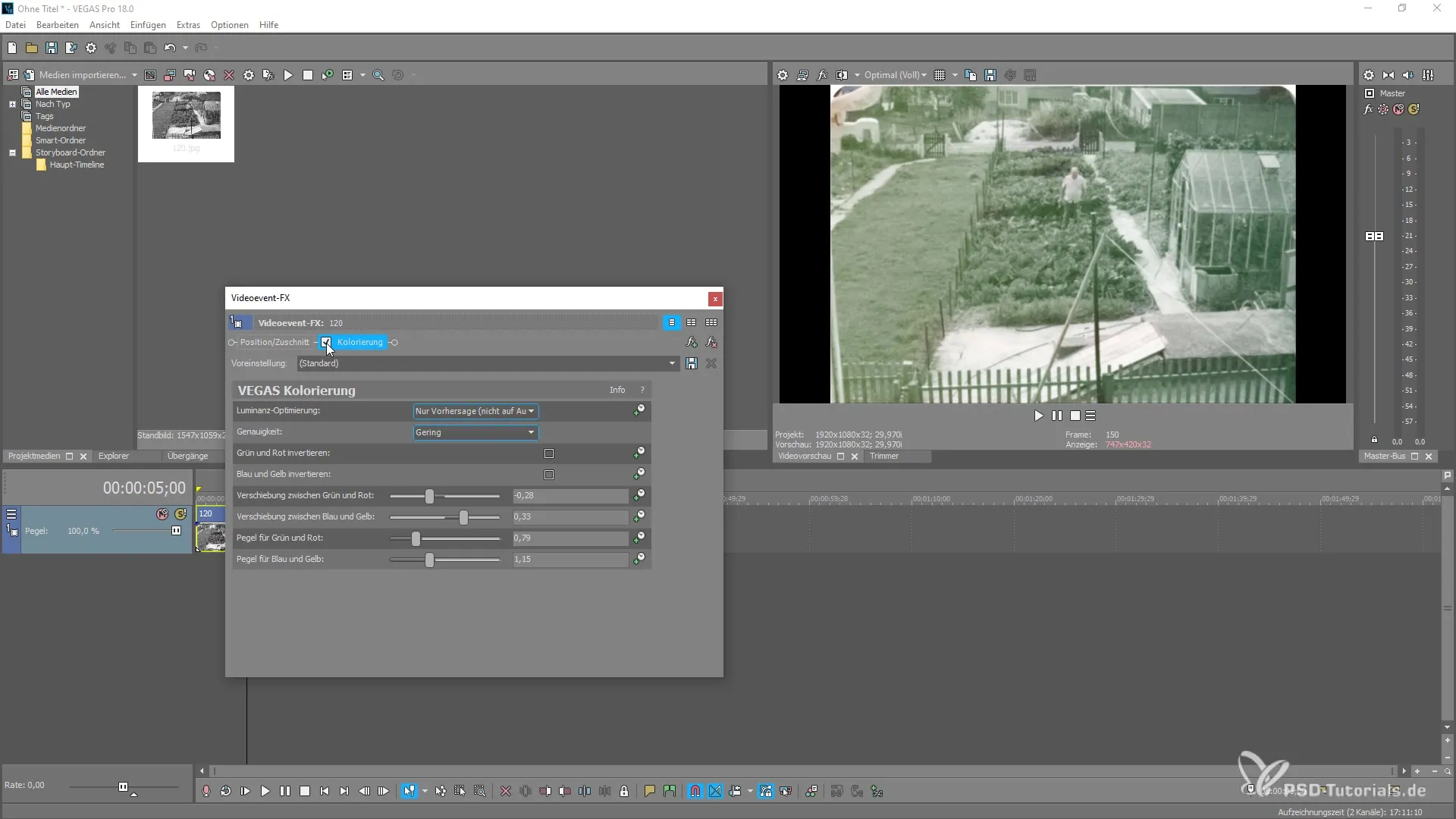 Colorizing black and white images with MAGIX VEGAS Pro 18 Colorizing black and white images with MAGIX VEGAS Pro 18