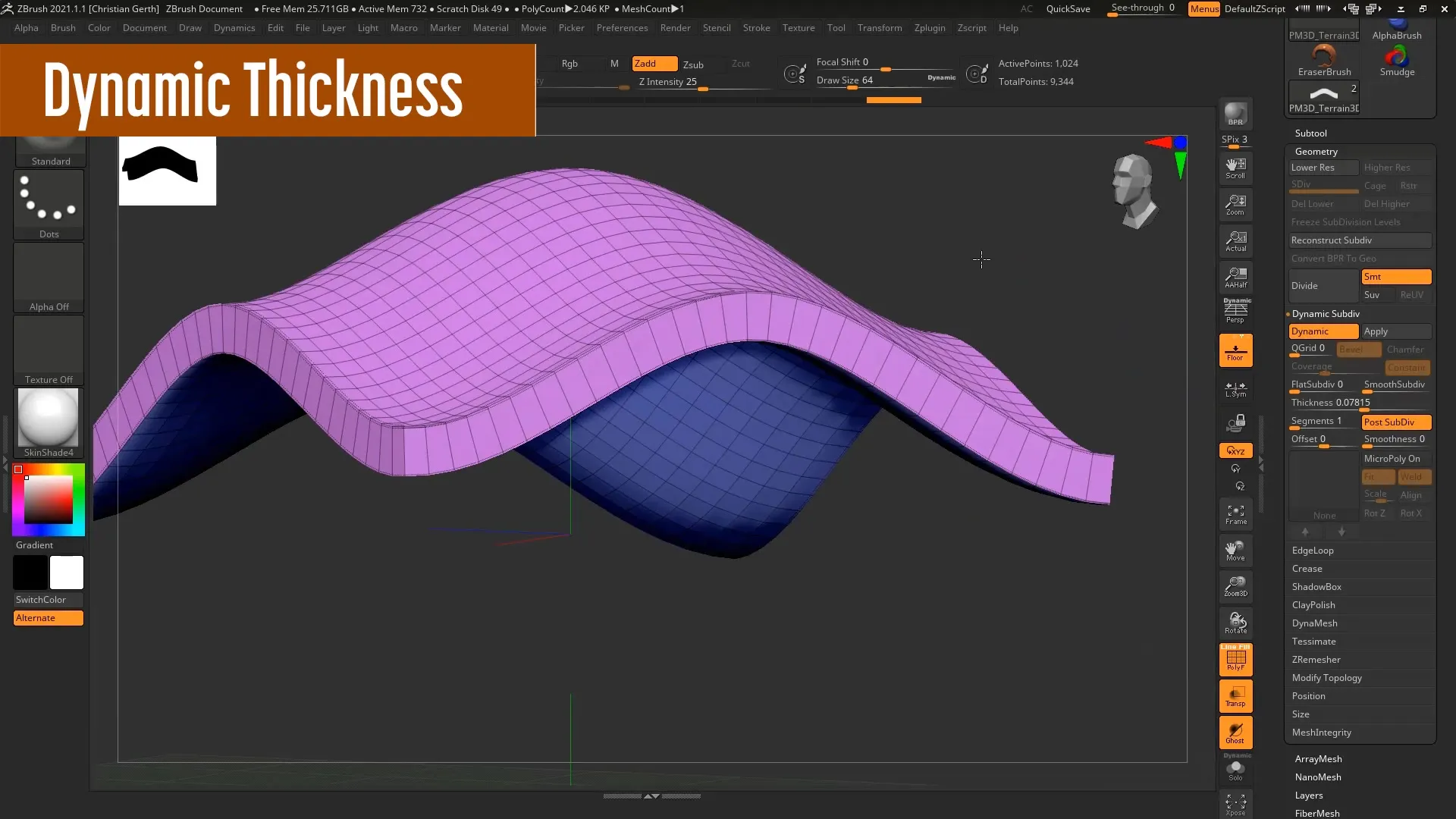 ZBrush 2020/2021 - Integrate dynamic updates ZBrush 2020/2021 – Integrate dynamic updates