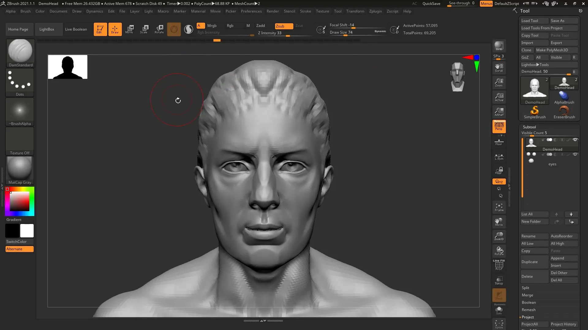 ZBrush 2020 – Guía para History Recall y Proyección ZBrush 2020 – Guía para Historia de Recuperación y Proyección