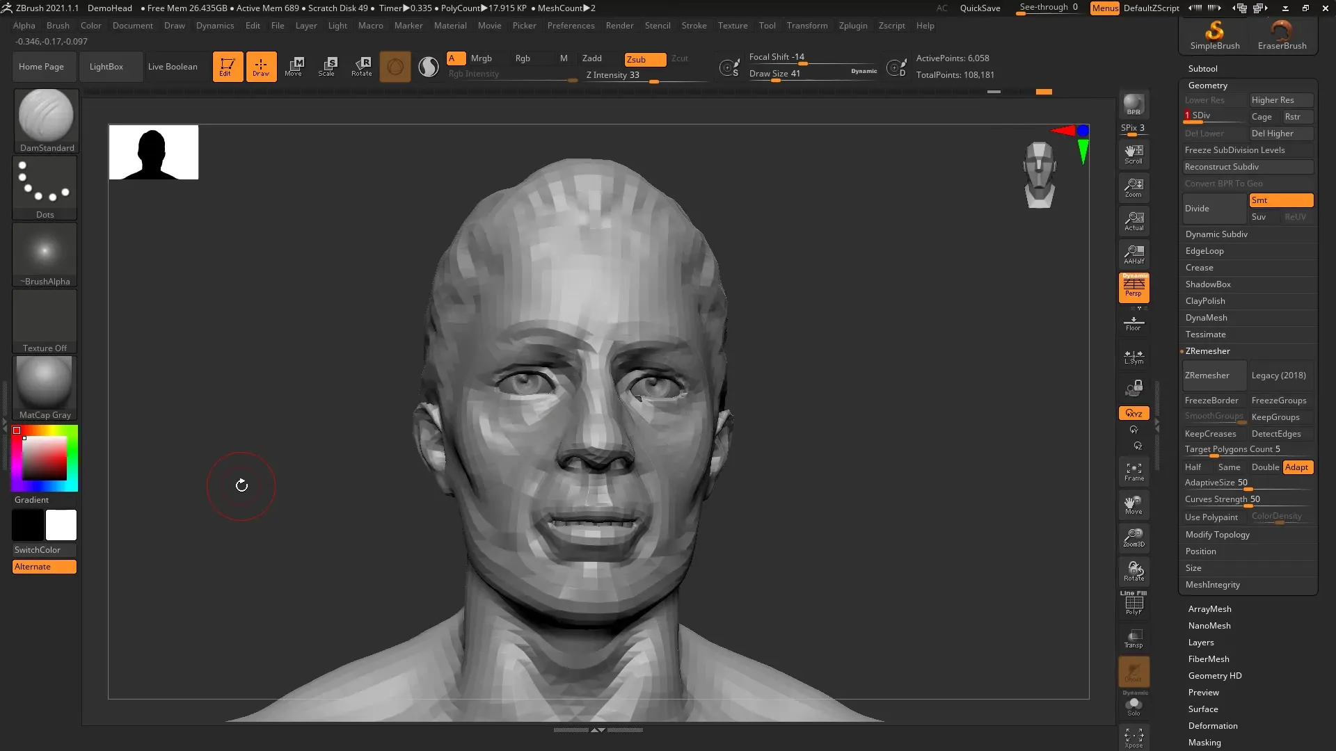 ZBrush 2020 – Guide for History Recall & Projection