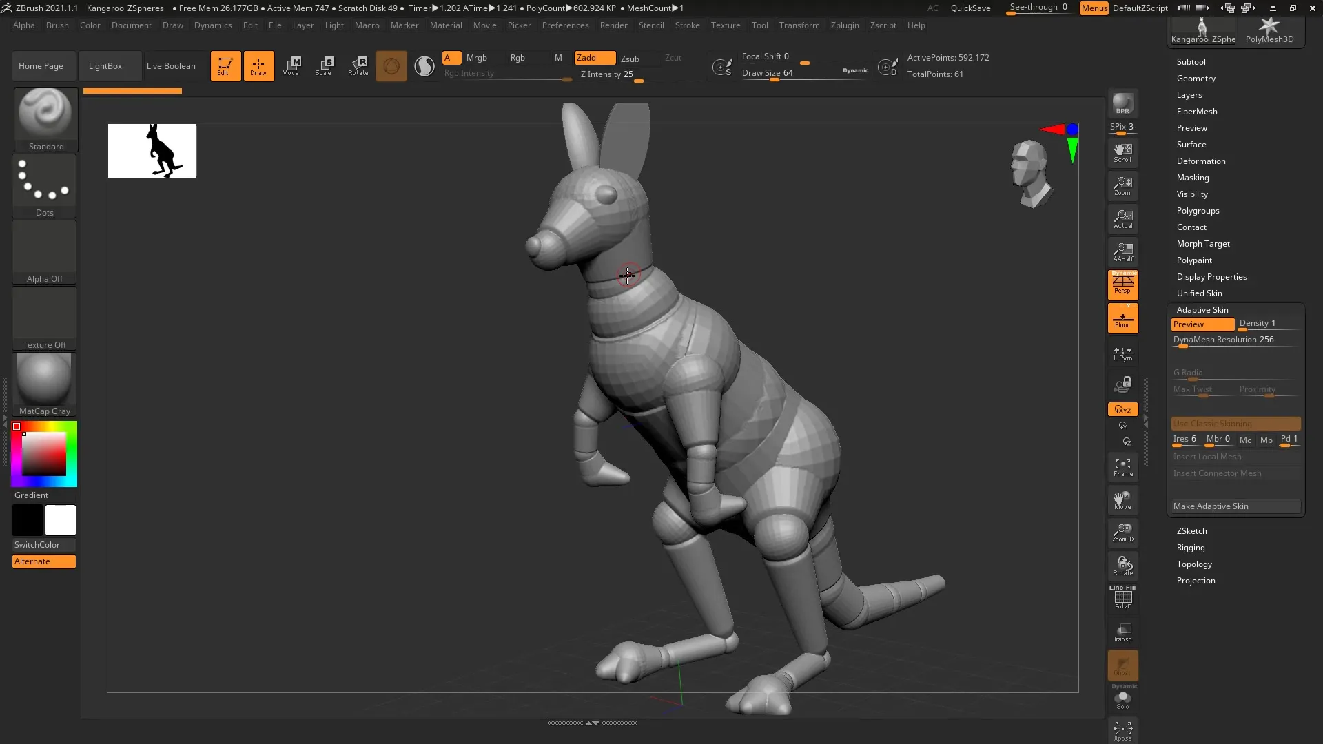 ZBrush - Easily create animal models with the ZeeZoo folder ZBrush – Create animal models conveniently with the ZeeZoo folder