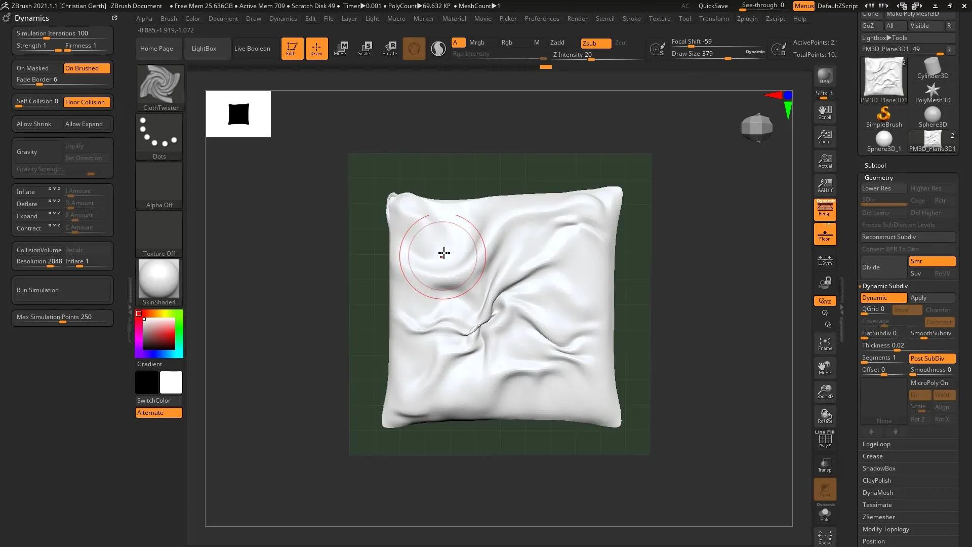 ZBrush 2021: Cloth Brushes for Dynamic Fabric Deformations ZBrush 2021: Cloth Brushes for Dynamic Fabric Deformations