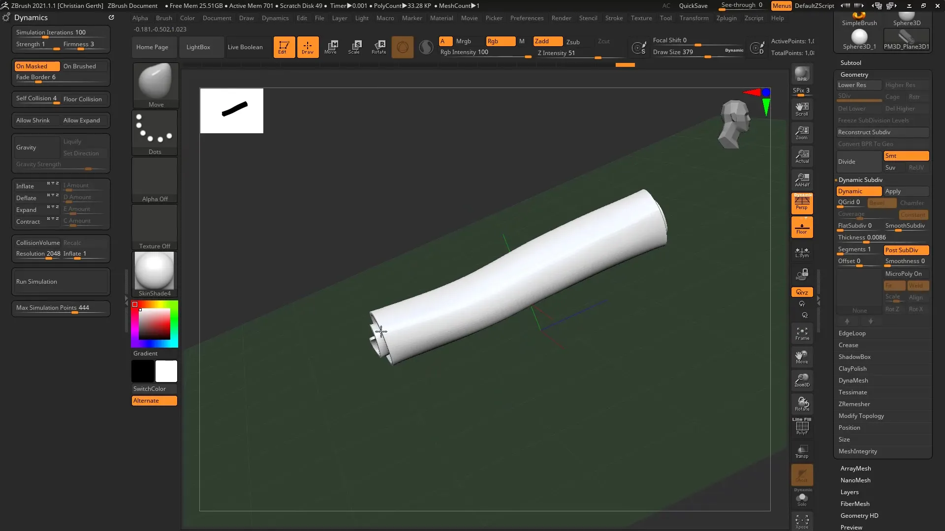ZBrush 2021: Cloth Brushes for Dynamic Fabric Deformations ZBrush 2021: Cloth Brushes for Dynamic Fabric Deformations