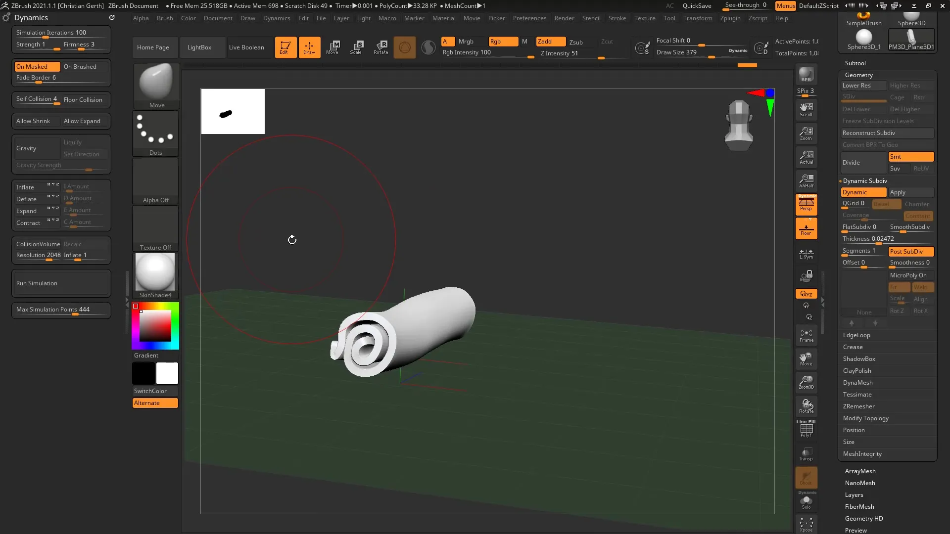 ZBrush 2021: Cloth Brushes for Dynamic Fabric Deformations ZBrush 2021: Cloth Brushes for Dynamic Fabric Deformations