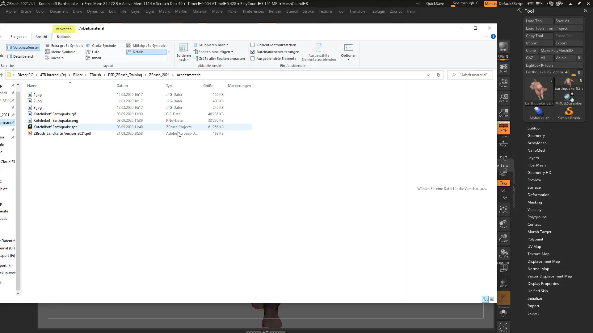 Save ZBrush projects as image files Save ZBrush projects as image files