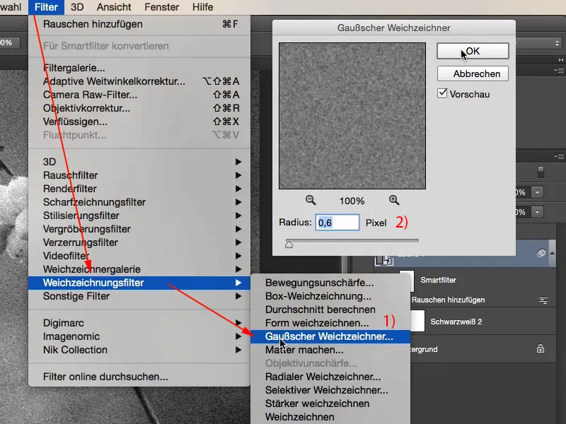 Tampilan & Gaya dengan Photoshop - butiran film buatan