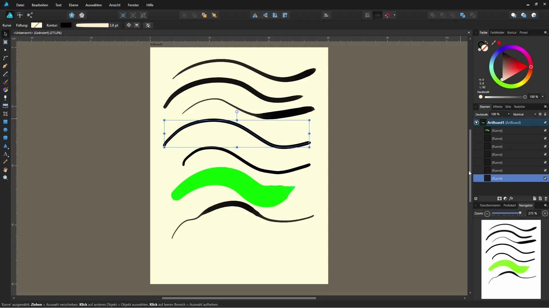 Эффективное использование векторных кистей в Affinity Designer Эффективное использование векторных кистей в Affinity Designer