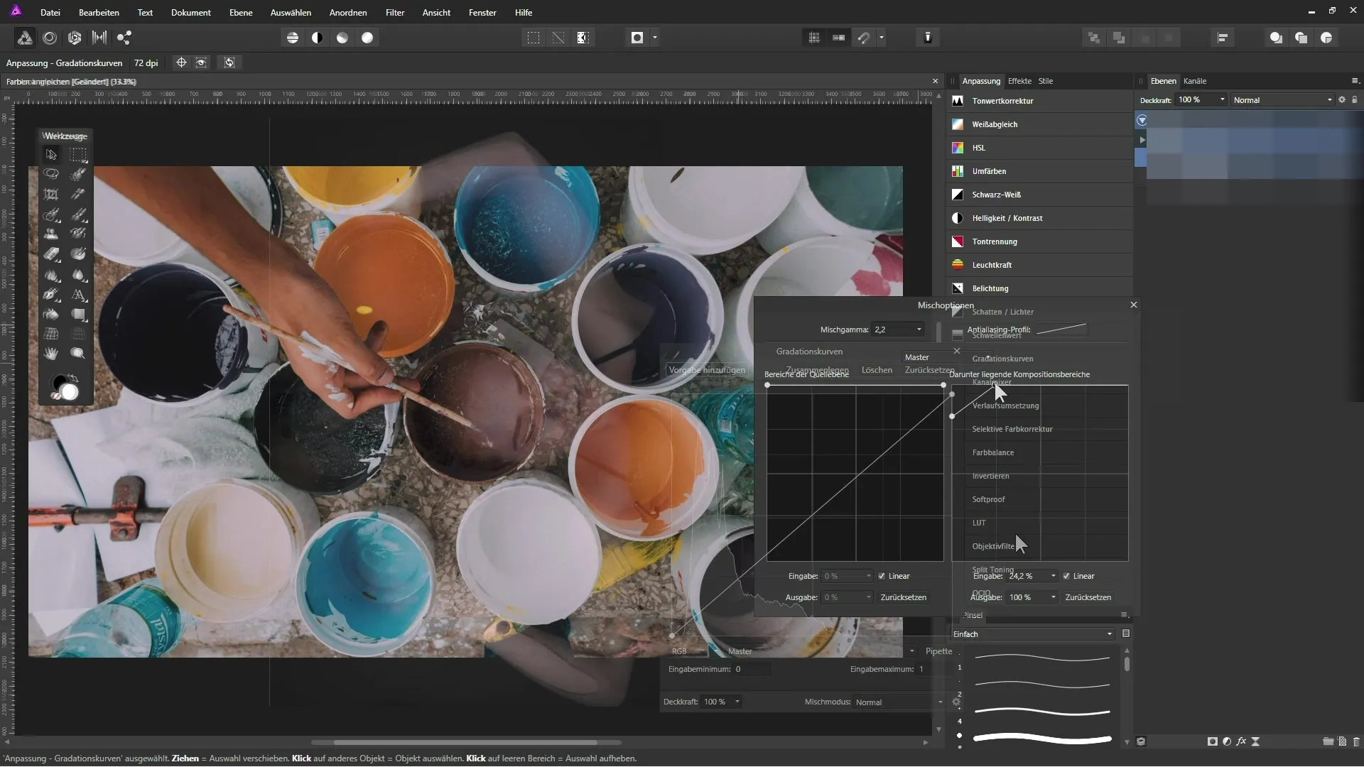 Tingkatkan foto secara efektif di Affinity Photo: Panduan Anda untuk optimasi gambar