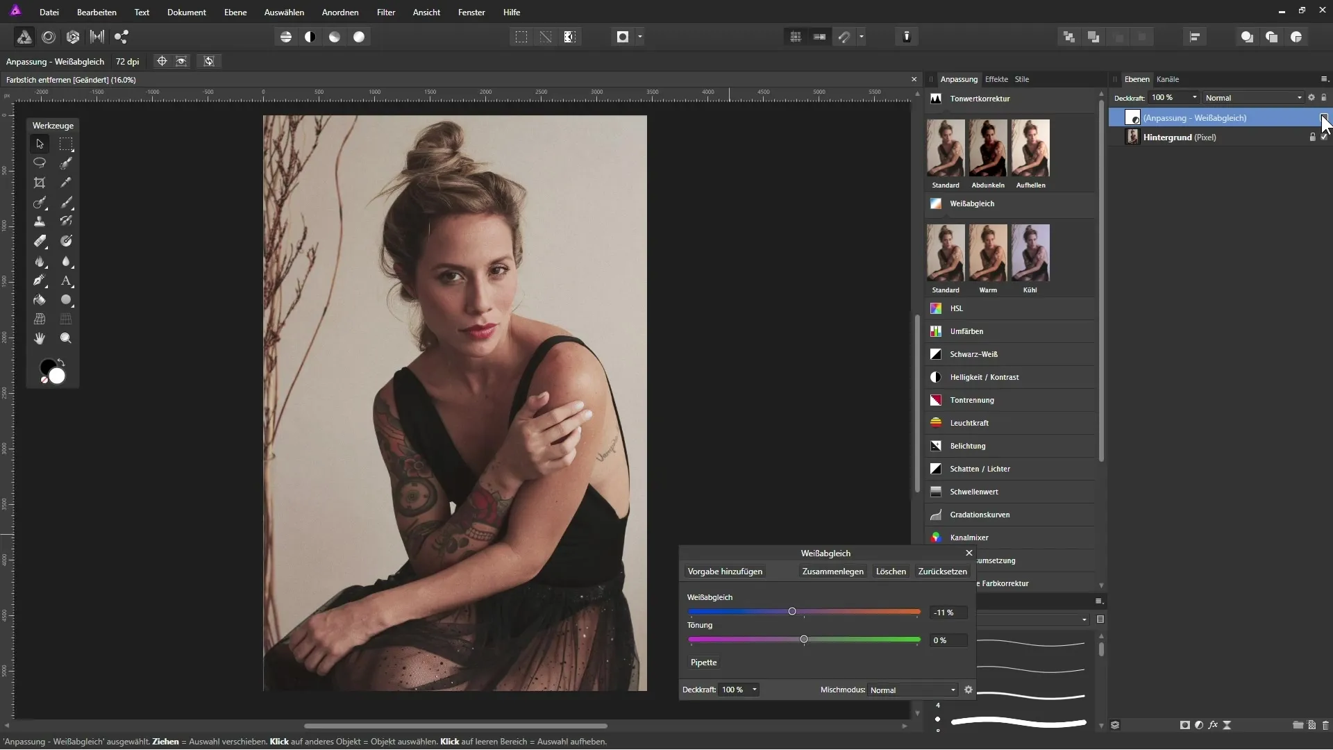 Effectively remove color casts in Affinity Photo Effectively remove color casts in Affinity Photo