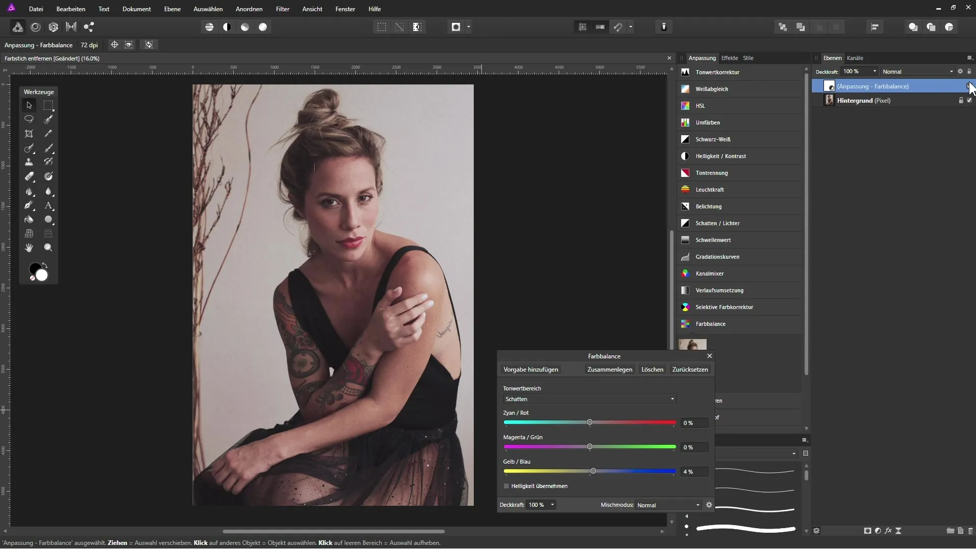 Effectively remove color casts in Affinity Photo Effectively removing color casts in Affinity Photo