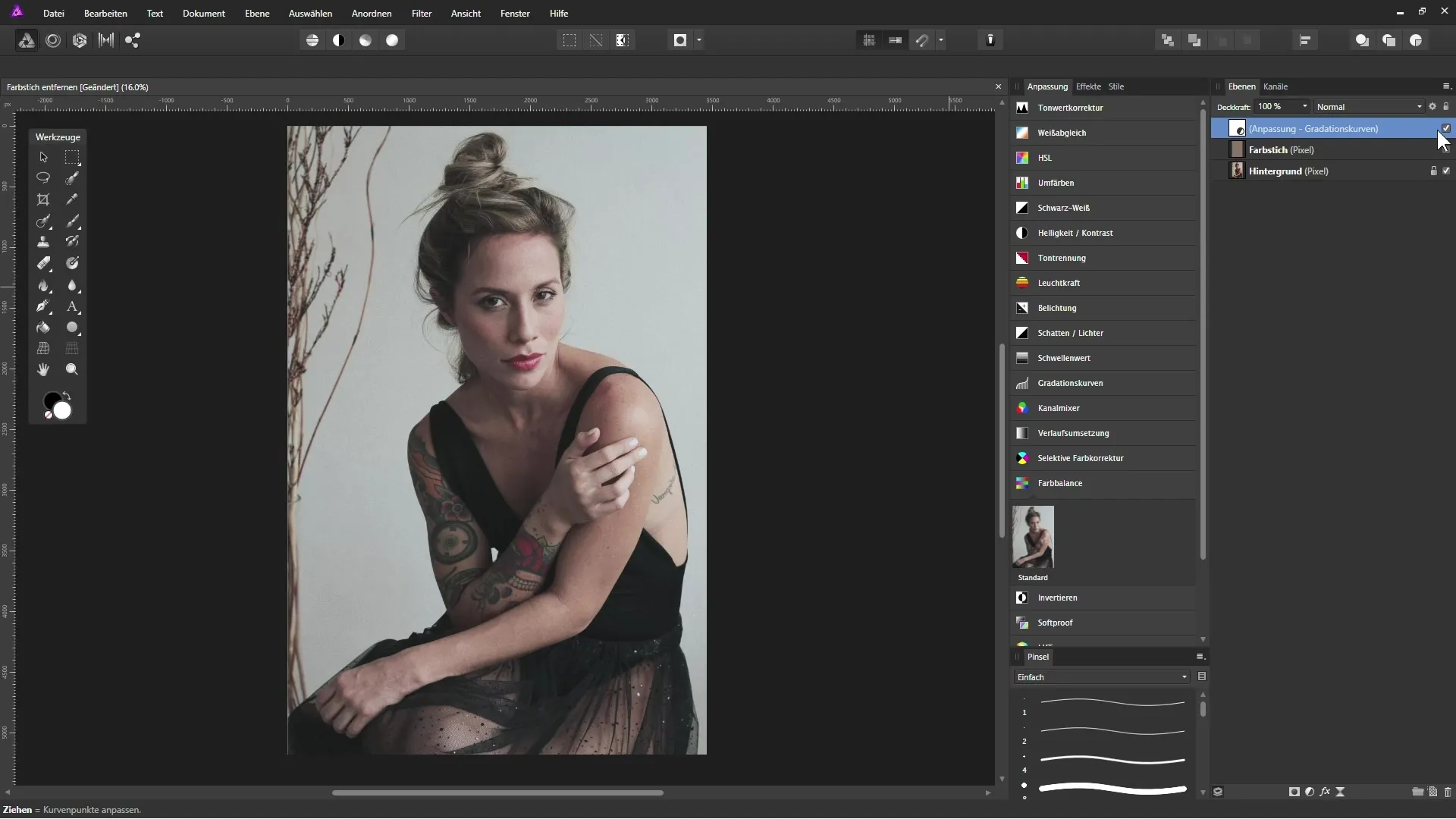 Effectively remove color casts in Affinity Photo Effectively removing color casts in Affinity Photo