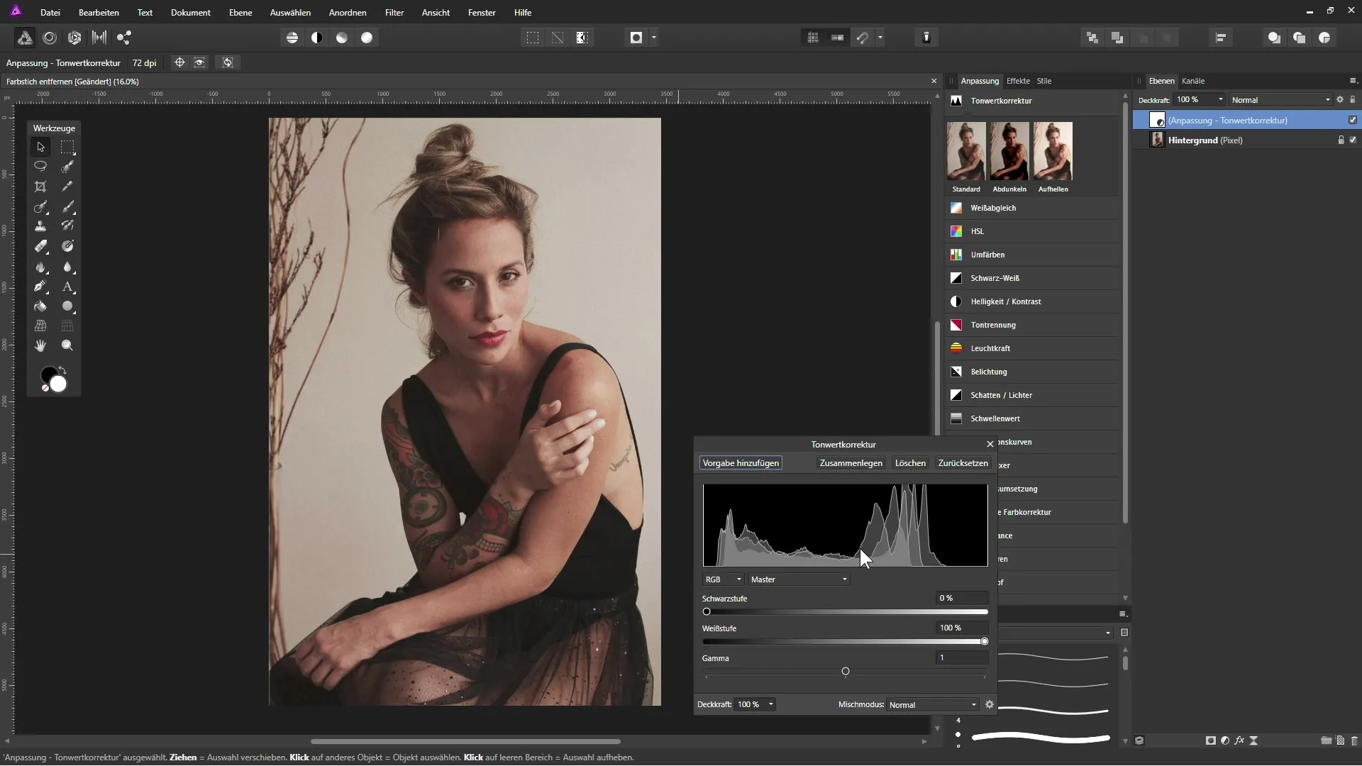 Remove color casts effectively in Affinity Photo Effectively removing color casts in Affinity Photo