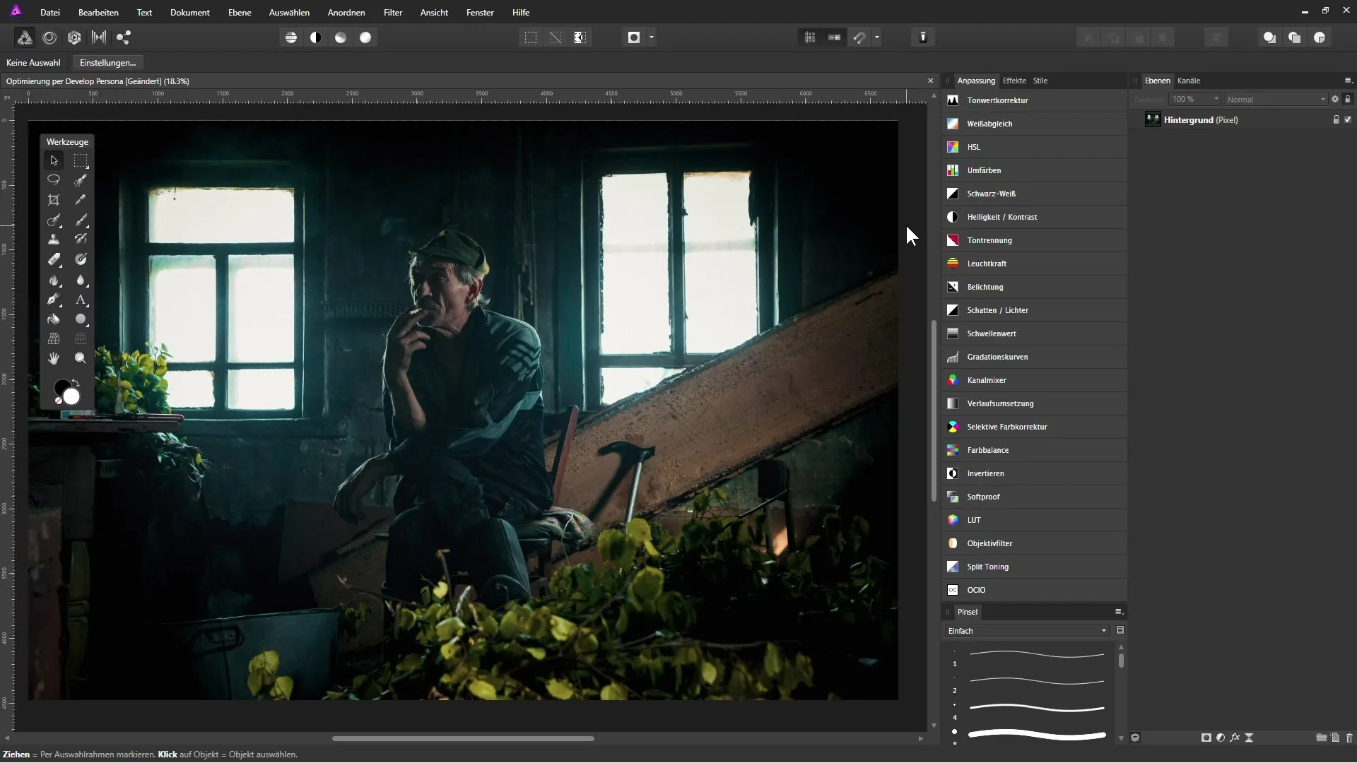 Optimisation des photos dans Affinity Photo via le mode Développement Optimisation des photos dans Affinity Photo via le mode Développer