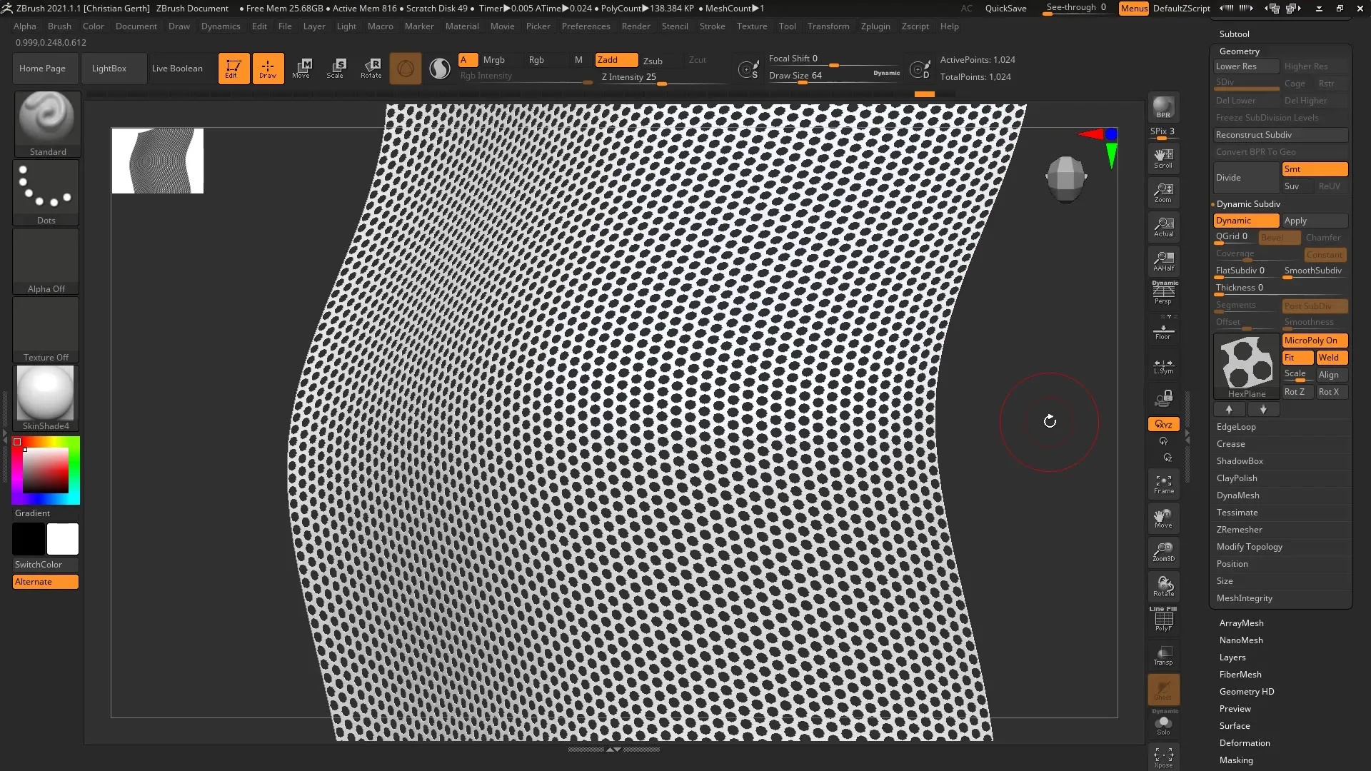 ZBrush 2021 – Creating Detailed Meshes with MicroPoly ZBrush 2021 – Creating Detailed Meshes with MicroPoly