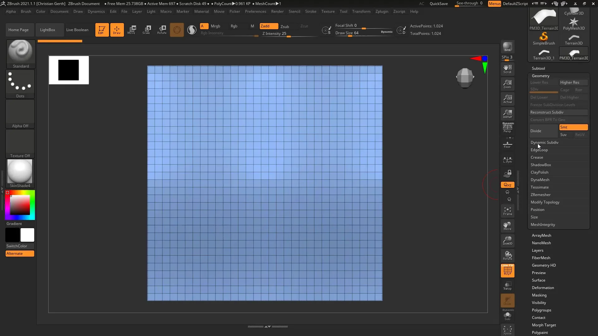 ZBrush 2021 – Creating Detailed Meshes with MicroPoly ZBrush 2021 – Creating Detailed Meshes with MicroPoly