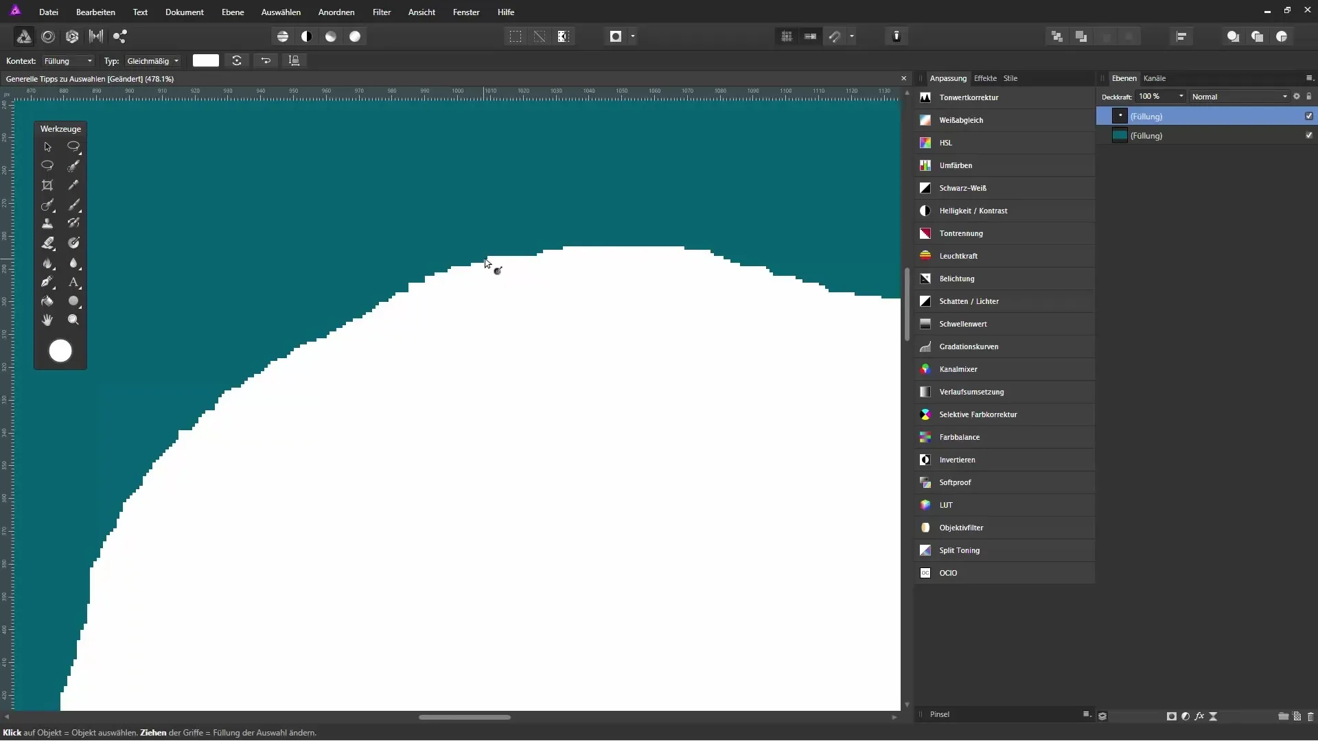 Perfekte Auswahlen und Freistellungen mit Affinity Photo