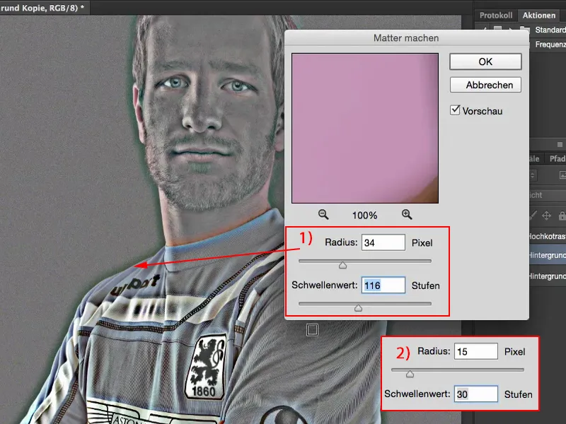 Paremkite veidą ir stilius su „Photoshop“ - Aukštesnė kontrasto išvaizda