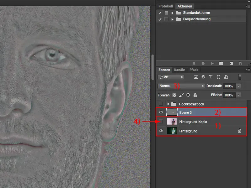 Looks & Styles su Photoshop - Aukšto kontrasto įvaizdis