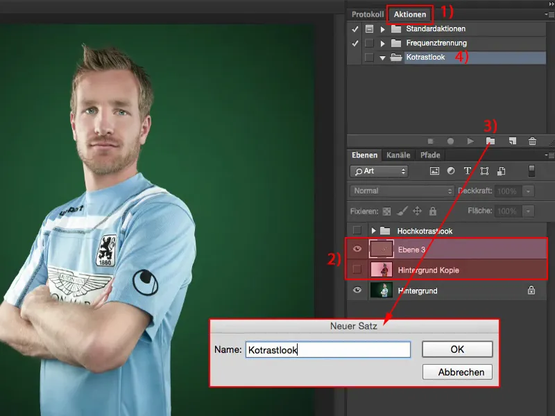 Pareiškimai ir stiliai su „Photoshop“ - aukštas kontrastos įspūdis