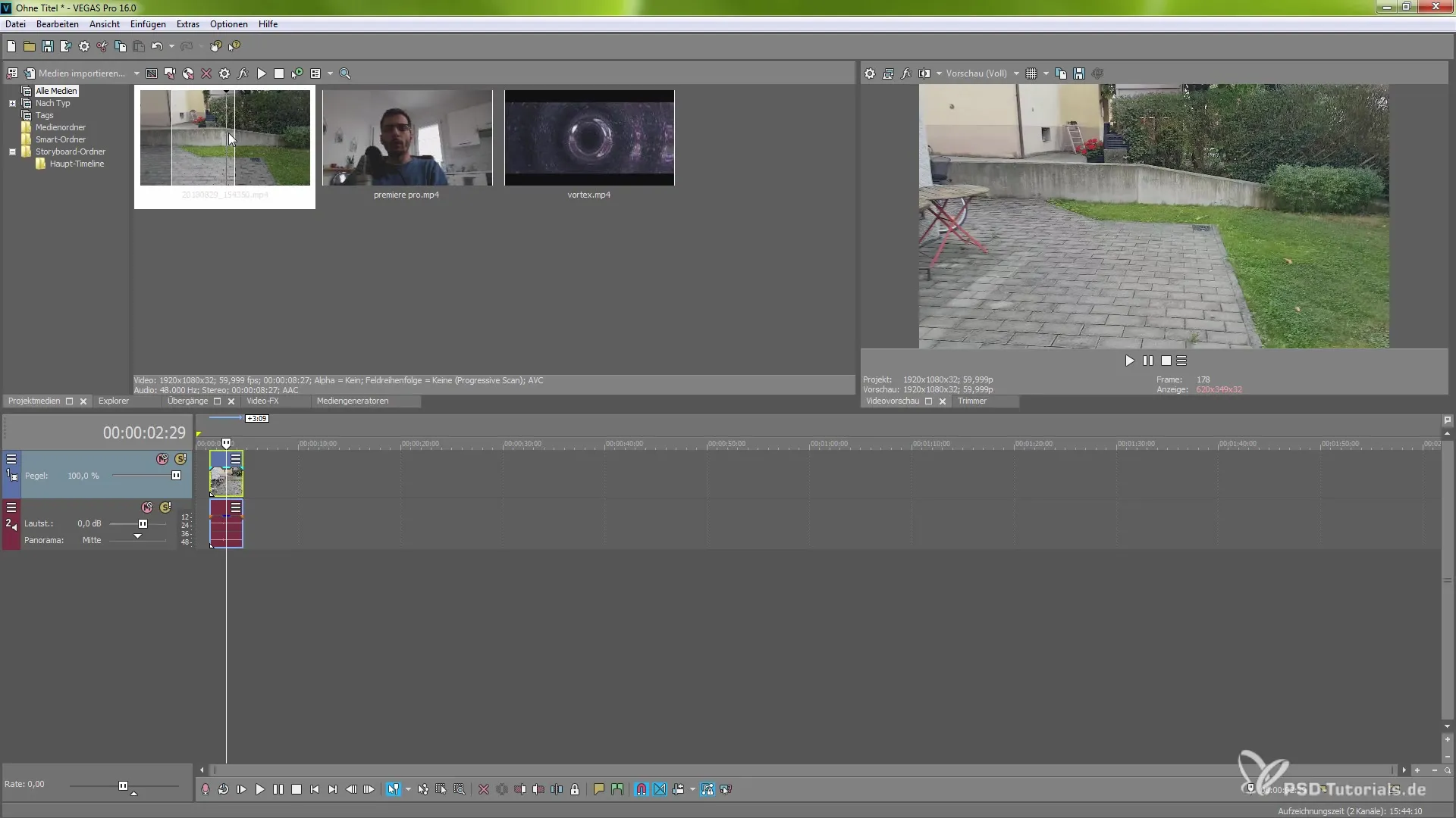 Forbedret storyboard-håndtering i MAGIX VEGAS Pro 16 Forbedret storyboard-håndtering i MAGIX VEGAS Pro 16