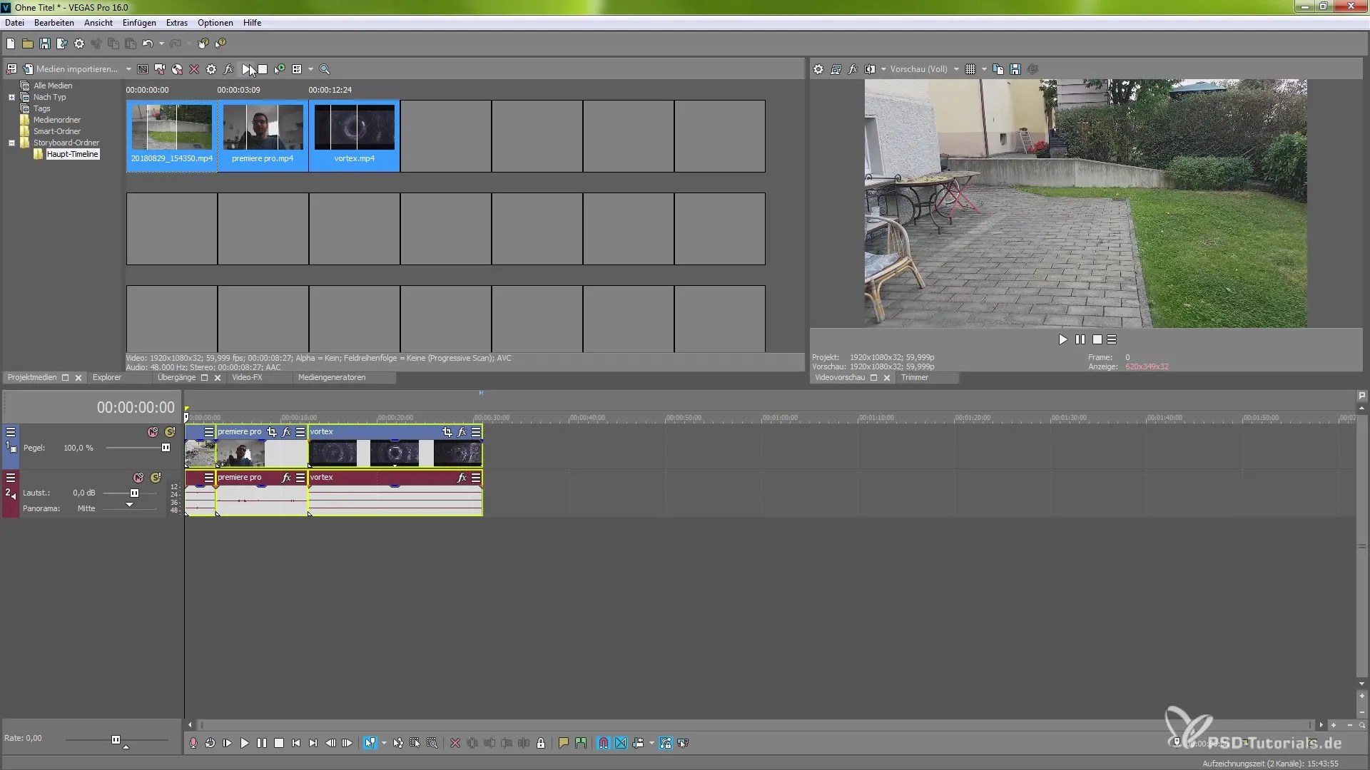 Forbedret storyboard-håndtering i MAGIX VEGAS Pro 16 Forbedret storyboard-håndtering i MAGIX VEGAS Pro 16