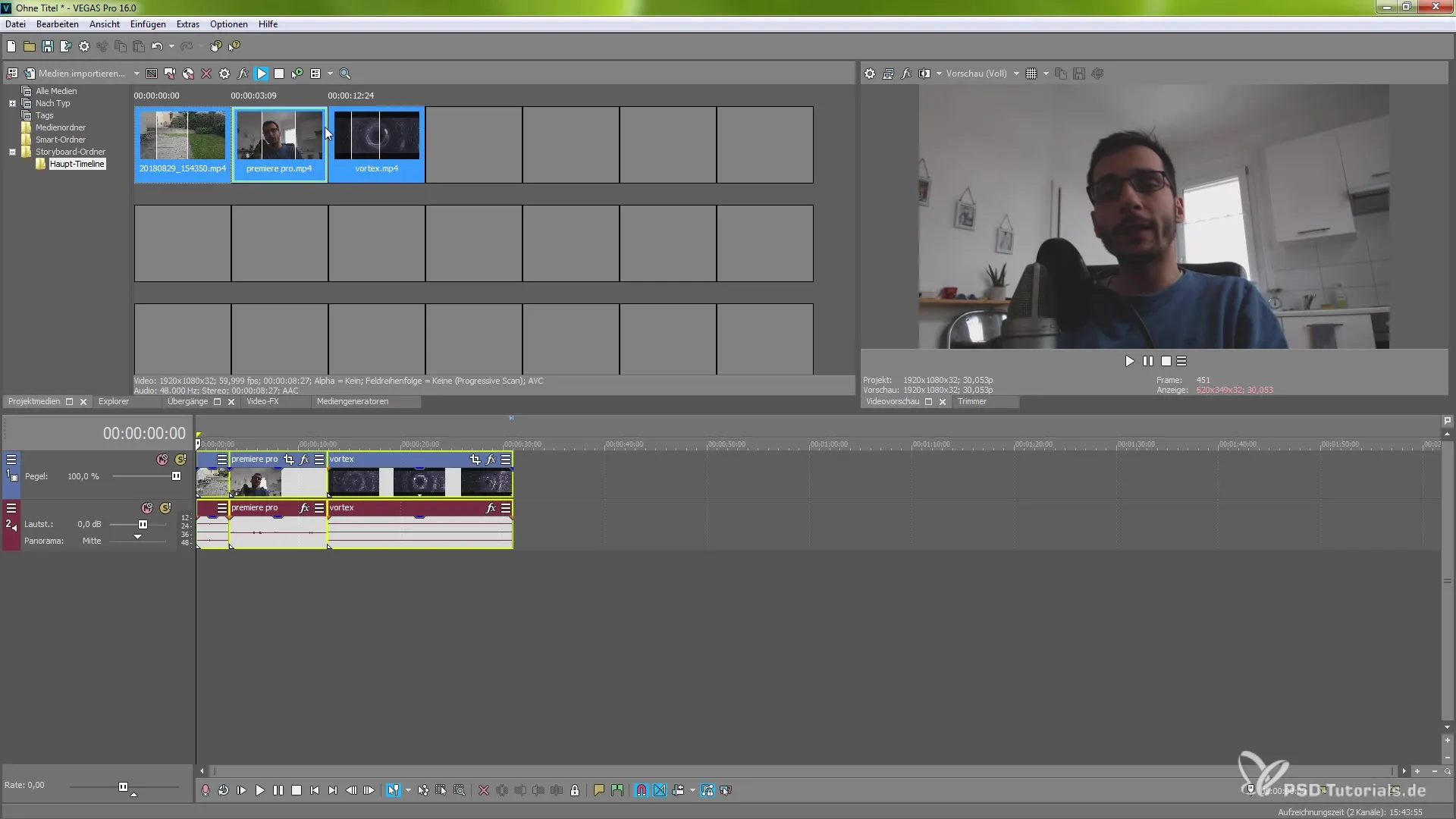 Forbedret storyboard-håndtering i MAGIX VEGAS Pro 16 Forbedret storyboard-håndtering i MAGIX VEGAS Pro 16