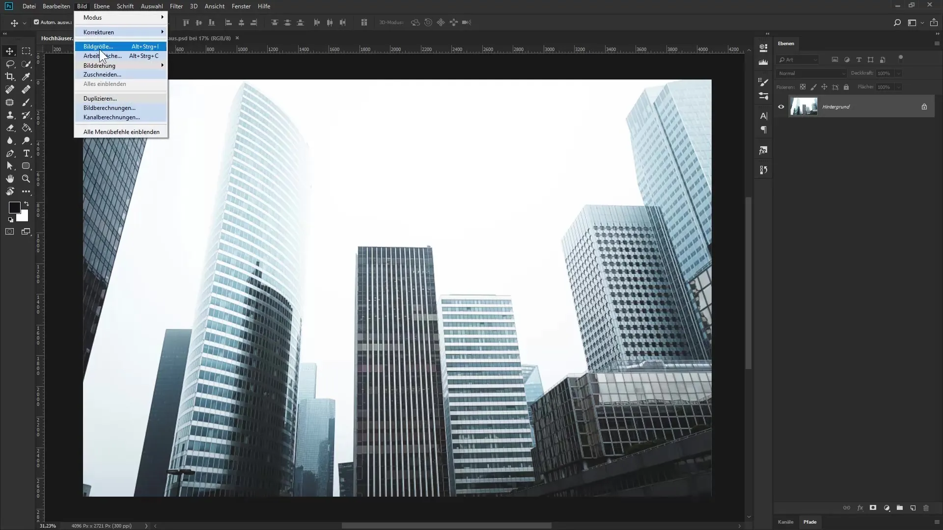 Hochhäuser in Photoshop gekonnt zu einem Composing hinzufügen Hochhäuser in Photoshop gekonnt zu einem Composing hinzufügen
