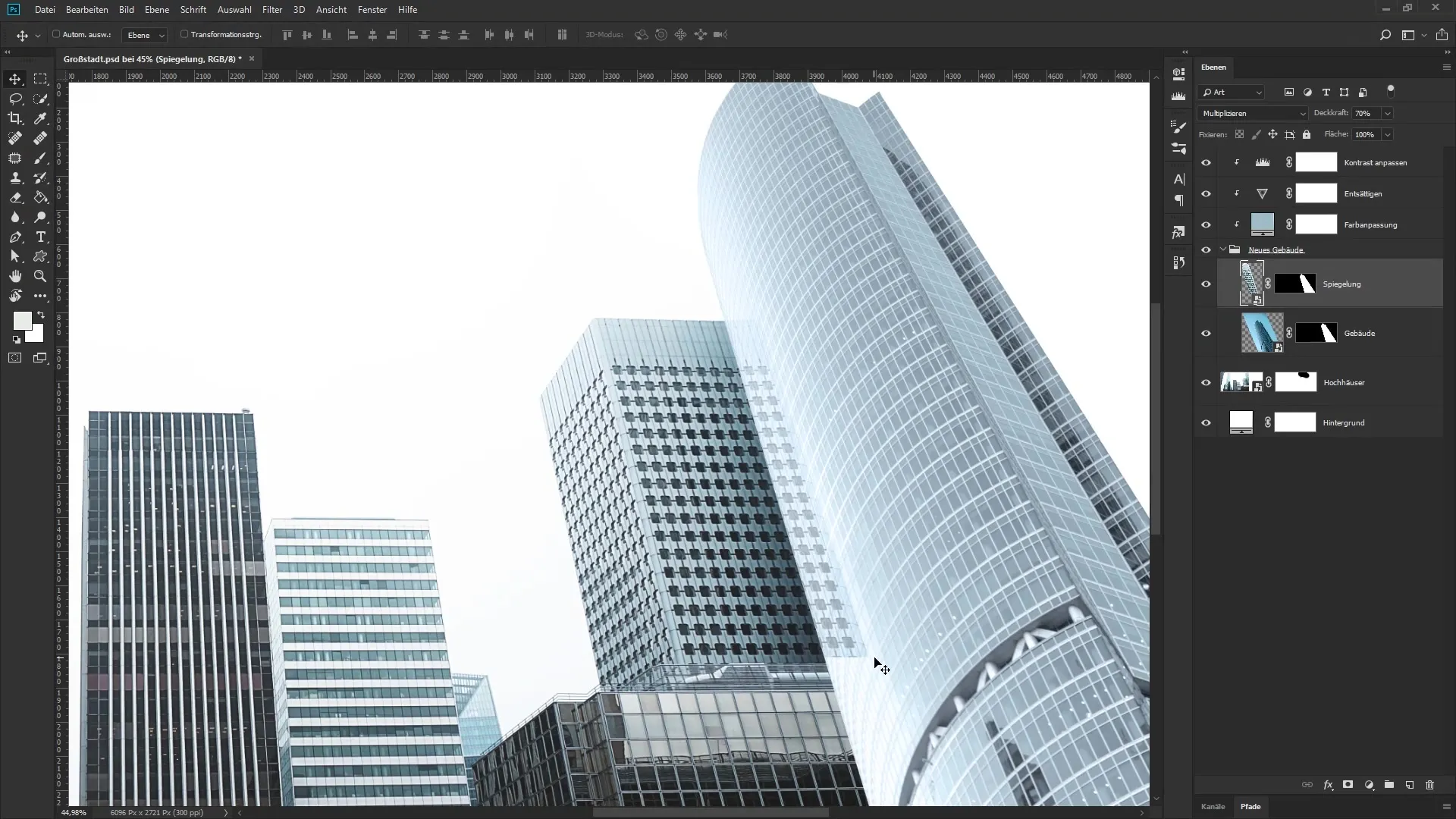 Hochhäuser in Photoshop gekonnt zu einem Composing hinzufügen Hochhäuser in Photoshop gekonnt zu einem Composing hinzufügen