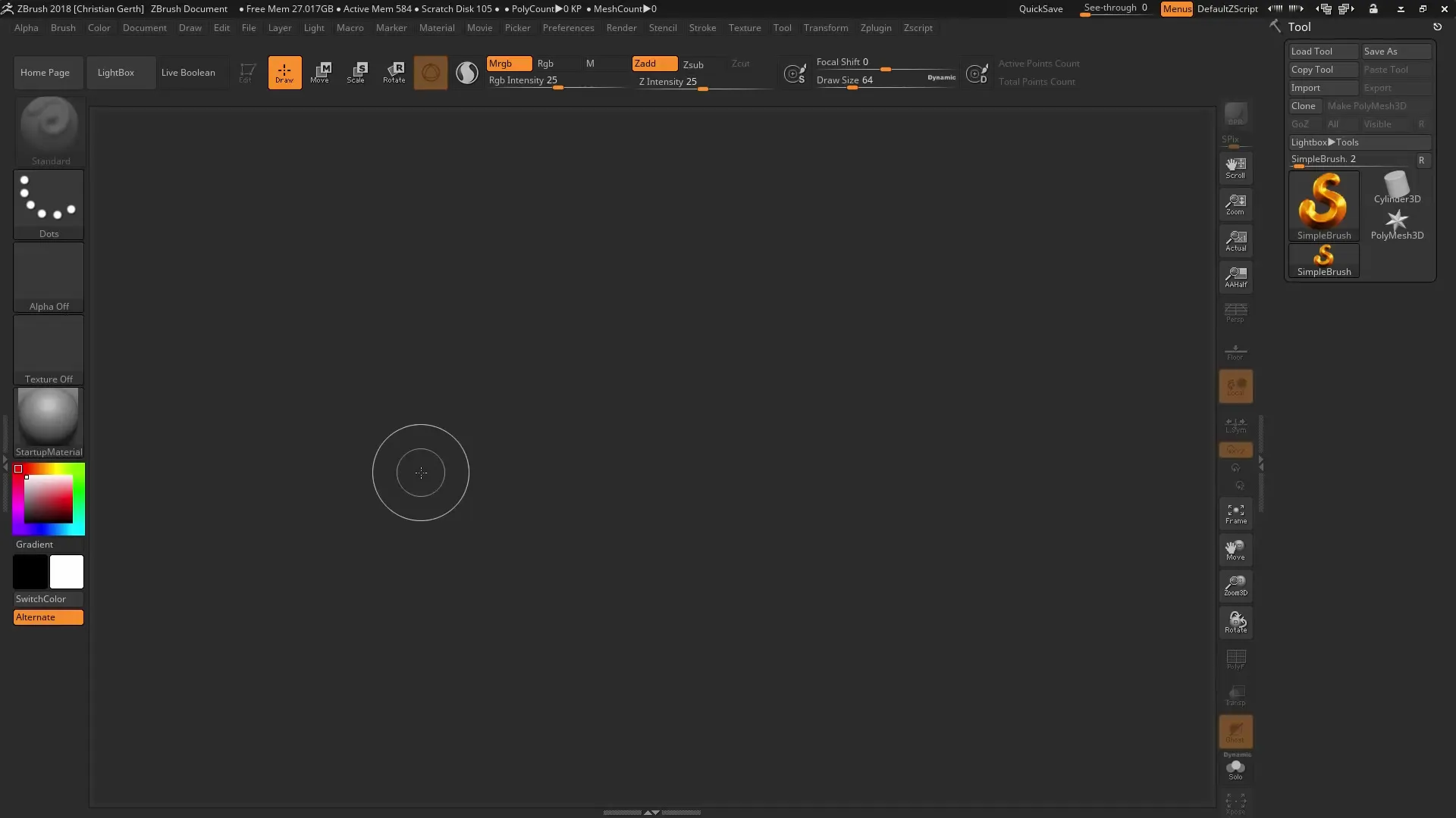 ZBrush 2018: Utilizar PolyGroupIt para la creación de Polygroup ZBrush 2018: Utilizar PolyGroupIt para la creación de Polygroup