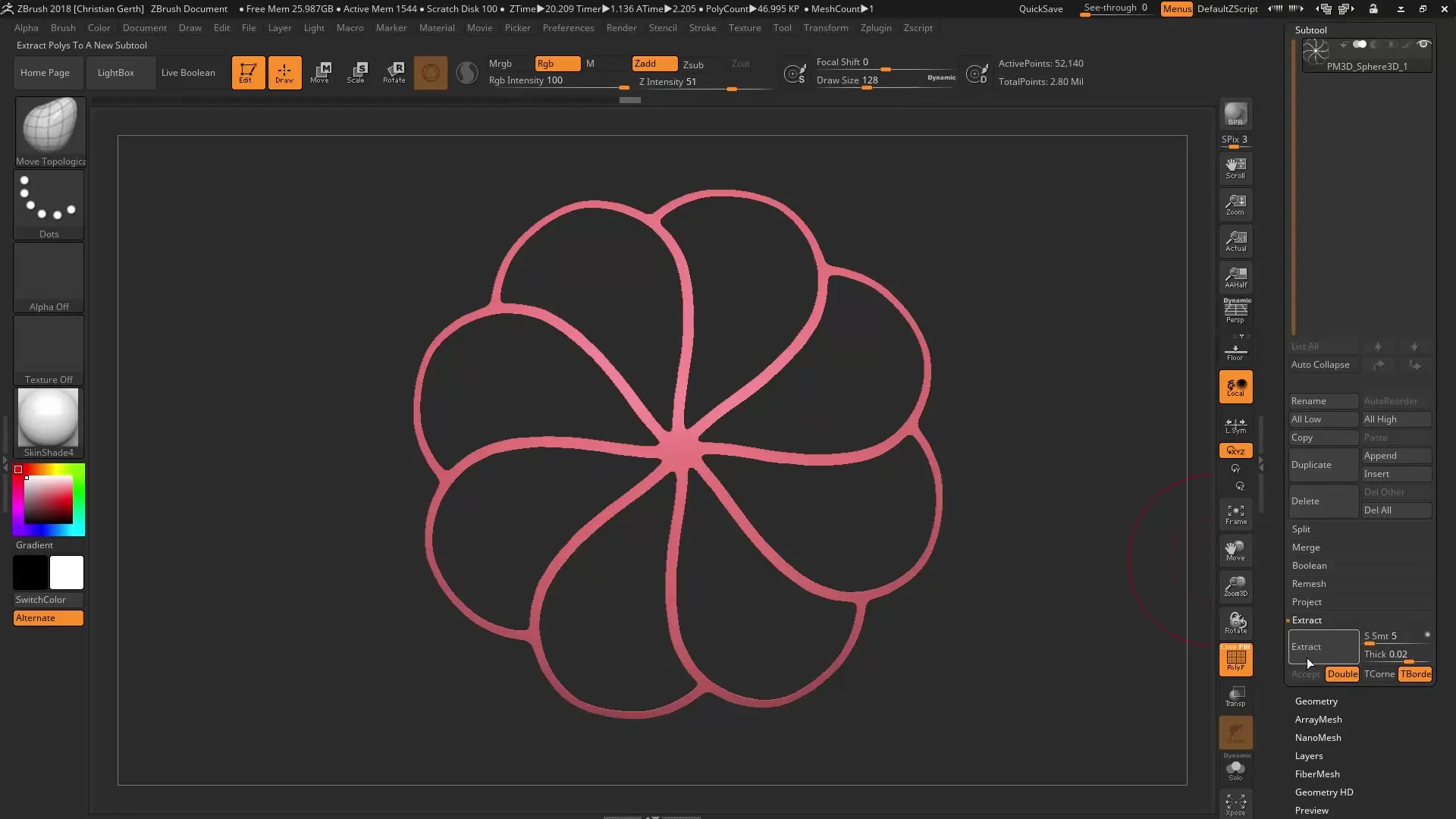 ZBrush 2018: Utilizar PolyGroupIt para la creación de Polygroup ZBrush 2018: Utilizar PolyGroupIt para la creación de Polygroup