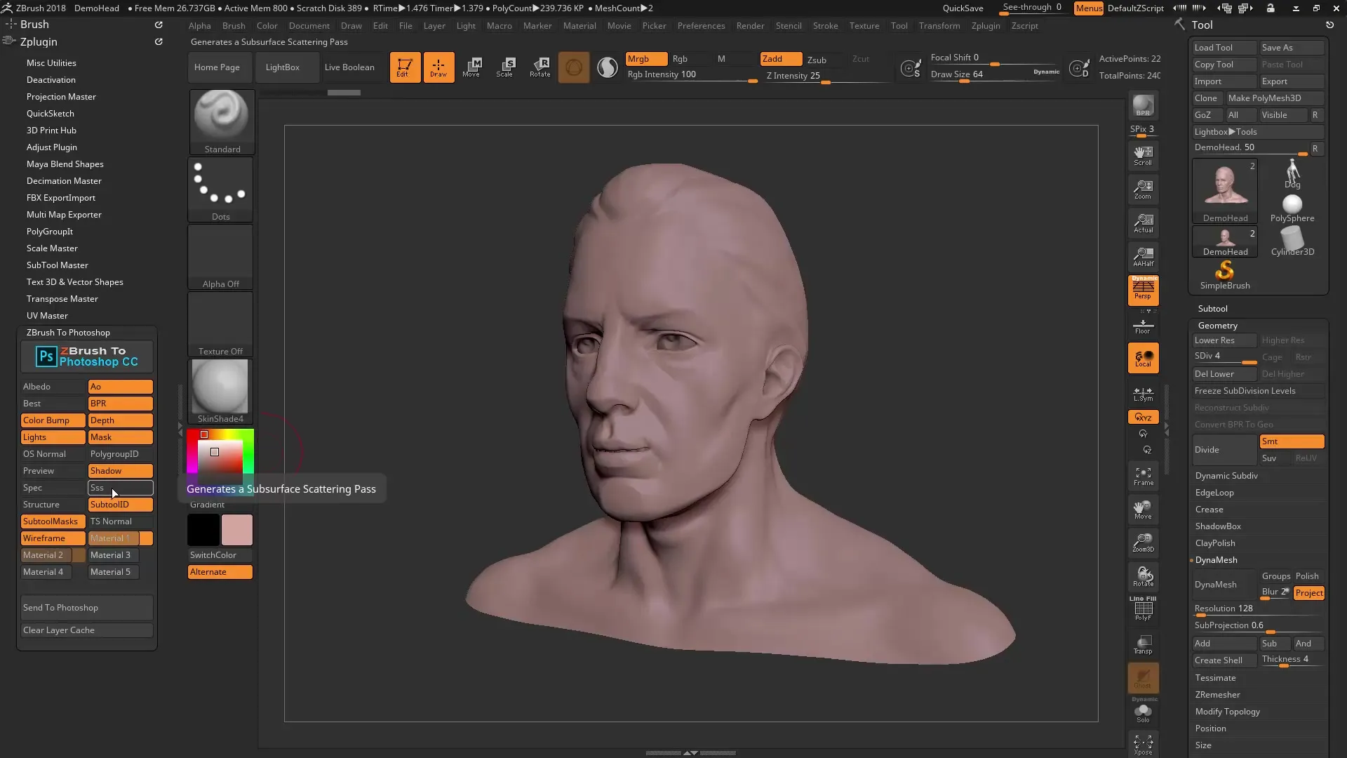 ZBrush a Photoshop – Trabajo eficiente con renderizados ZBrush a Photoshop: Trabajo eficiente con renderizados