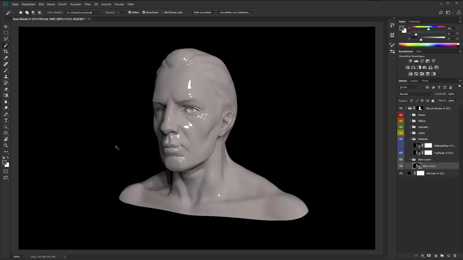 ZBrush a Photoshop - Trabajo eficiente con renderizados ZBrush a Photoshop - Trabajo eficiente con renderizados