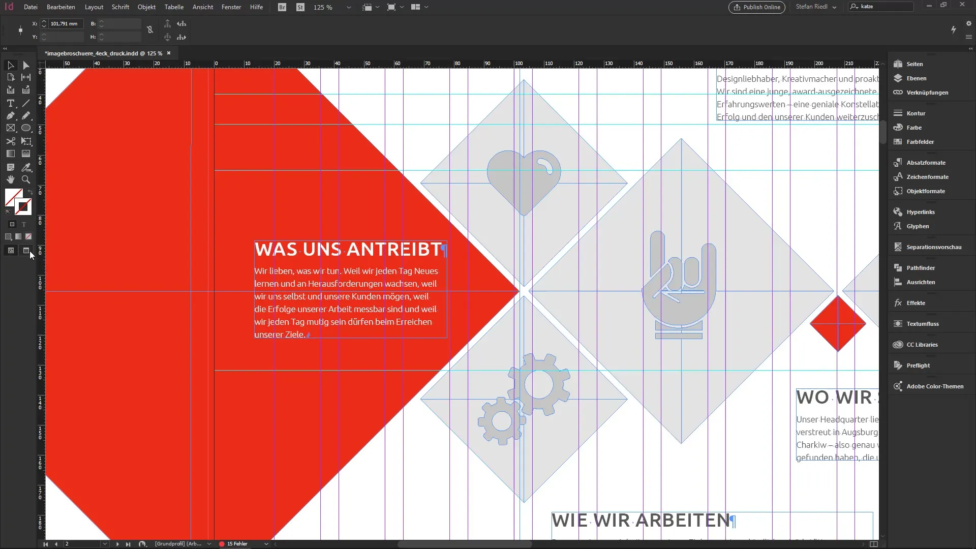Entrenamiento básico de InDesign - Panel de control y más