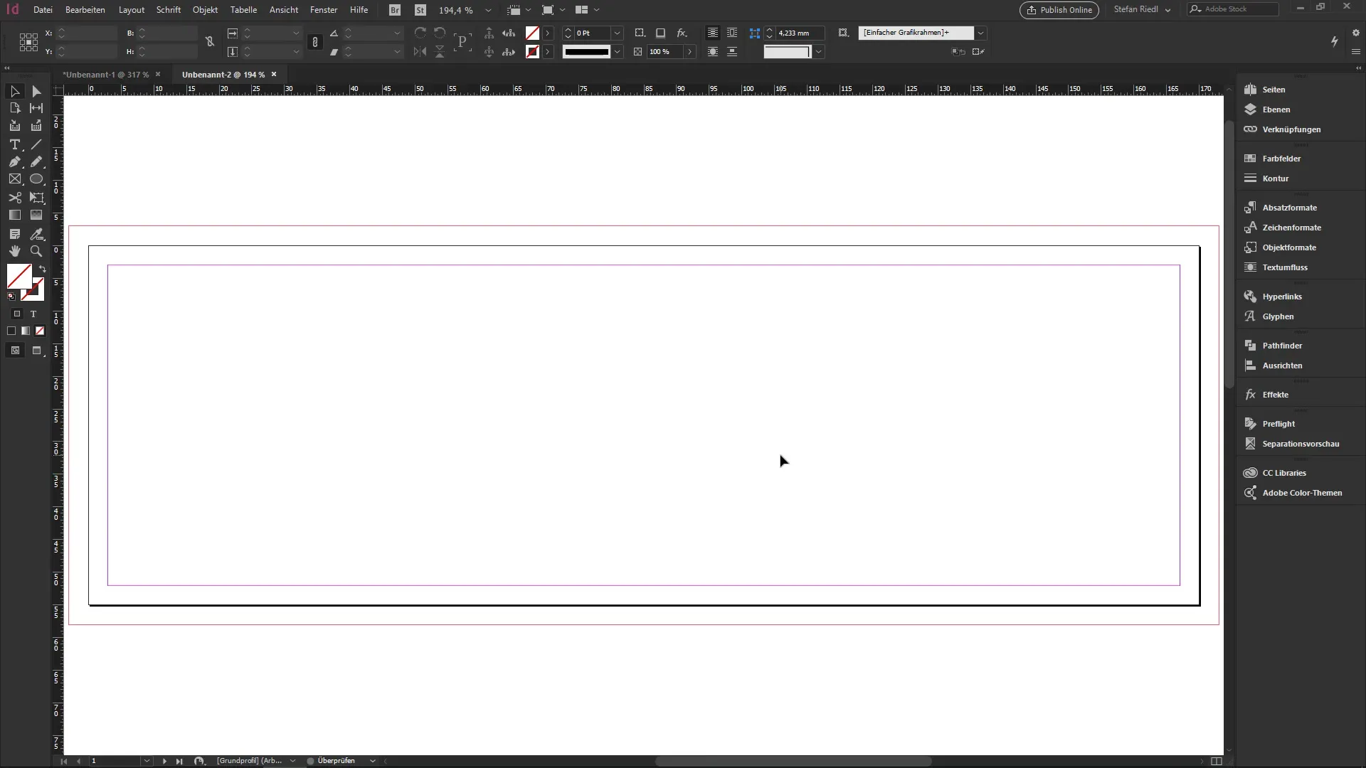 Tutorial de InDesign - Ajustes alternativos para pliegos de impresión Tutorial de InDesign - Configuraciones alternativas para hojas de impresión