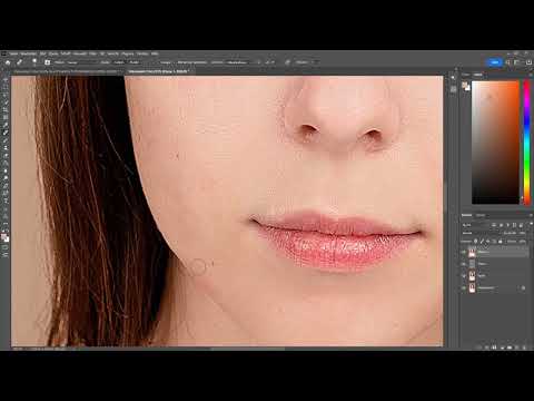Photoshop teknikleri: 3.17 | Tüm yüz düzenleme