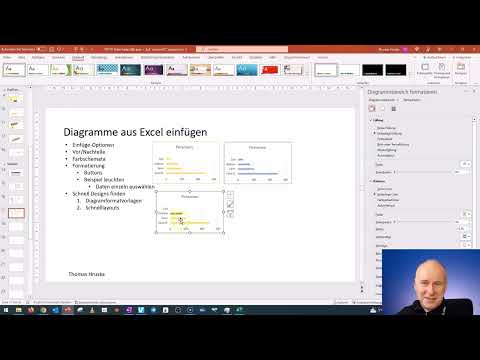 PowerPoint-Kurs: 9.1 | Diagramme einf&uuml;gen, Vor-/Nachteile, Formatierung, der Farbenfalle entgehen