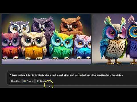 Adobe Firefly: 3.3 | Tekst-til-bilde: bildegenereringen i Firefly og Remix av Prompts