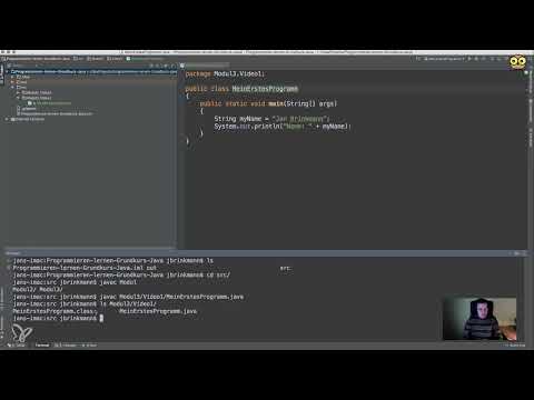 Java f&uuml;r Einsteiger &ndash; 3.2 Der Java-Compiler (javac) und die JRE (java)