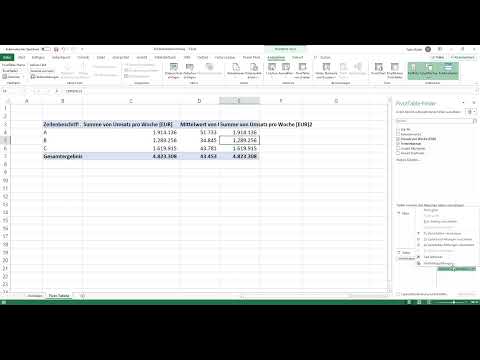Excel'de pivot tabloları: 2.6 | Pivot tablolarında ölçüt hesaplama