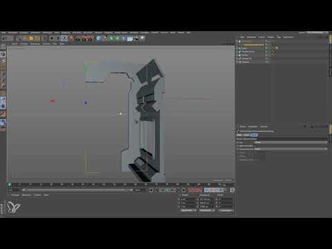 Harjoittelu Cinema 4D:ssä - Avaruusaseman mallintaminen ja valaiseminen: 07. toimintojen jako