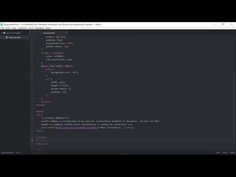 Den ultimata träningen för JavaScript och jQuery - 1.3 Hämta från Atom.io