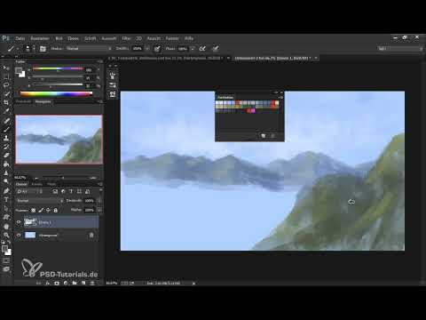 Pintura digital y pintura mate: empezar con paletas de colores