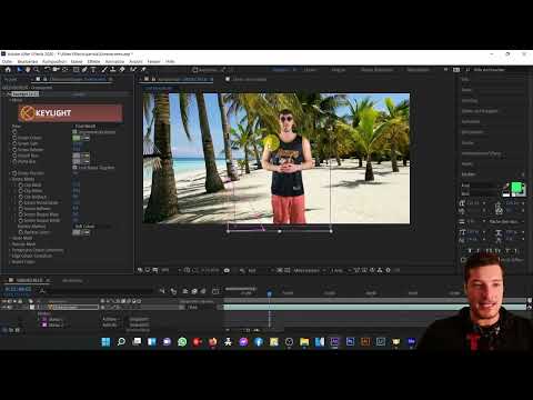 After Effects Eğitimi: 7.1 | Oda içerisinden tatil yapma (Greenscreen ile)