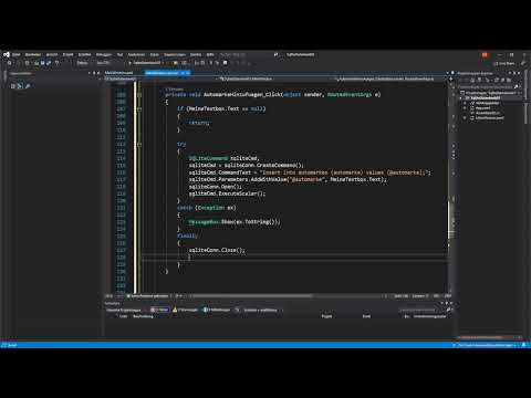 Programmation C# : 14.8 | Insérer des données dans une base de données SQLite